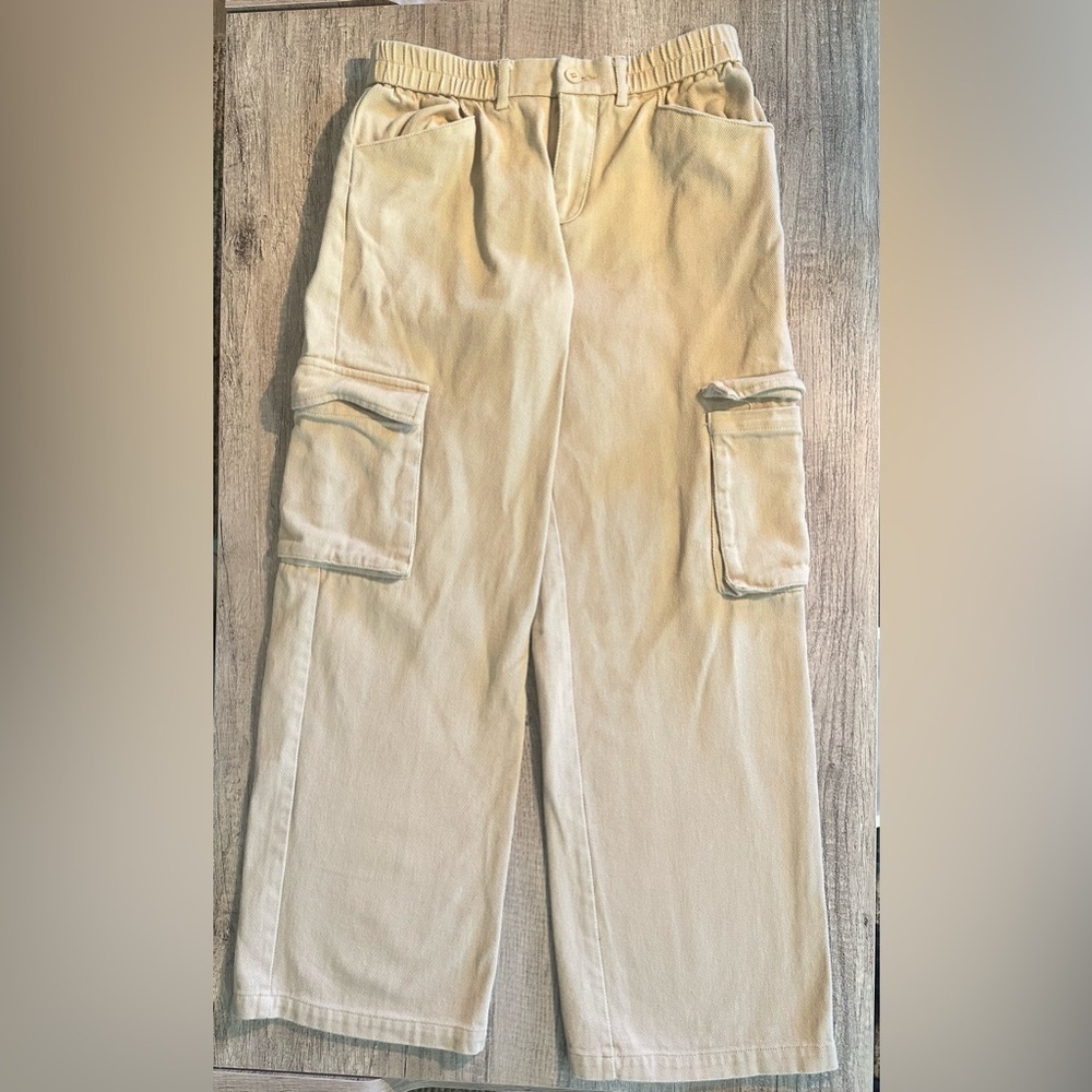 Shein Khaki Cargo Pants Size 2